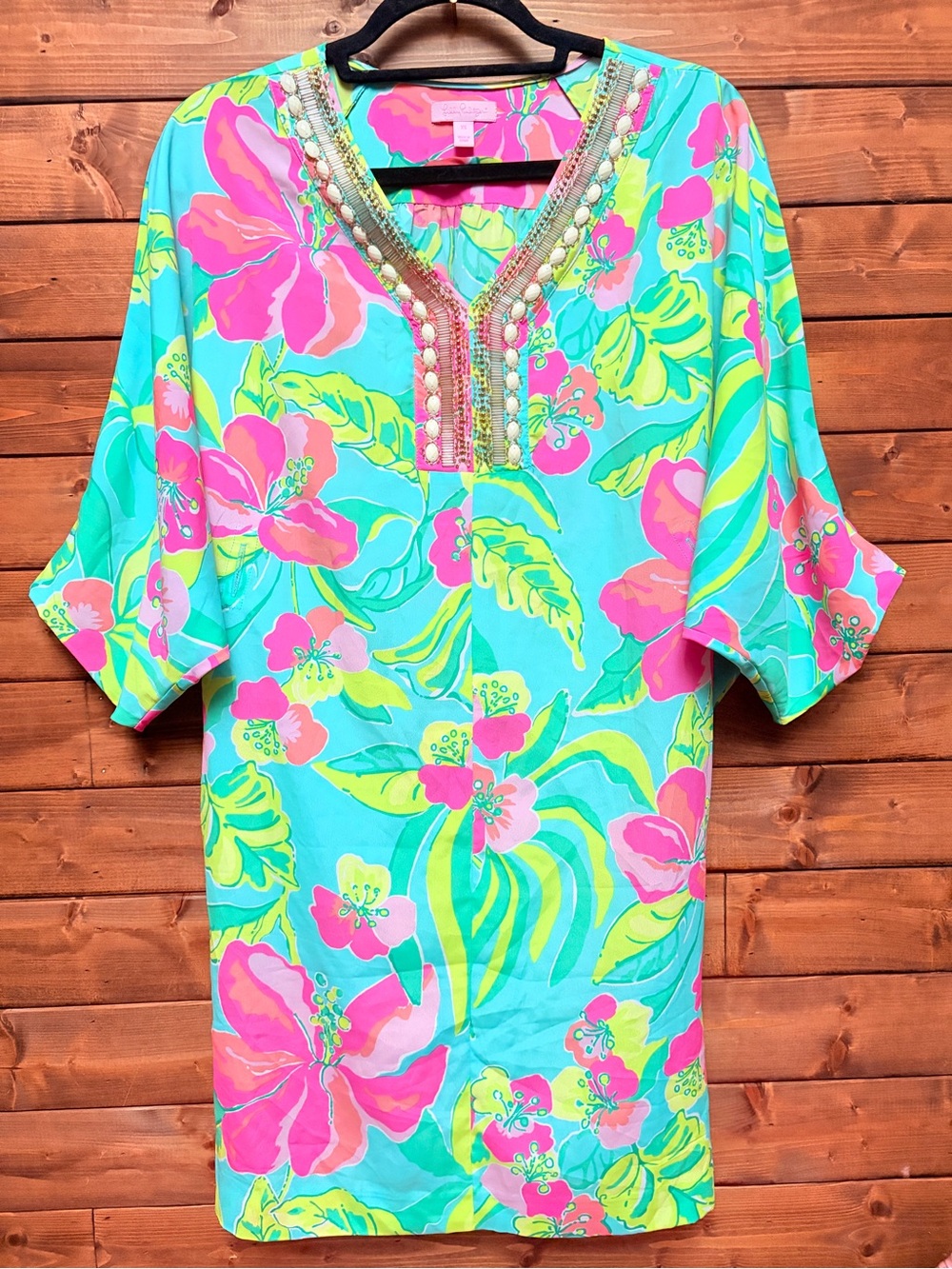 Lilly Pulitzer Seamus Tunic Dress What a Catch No Belt